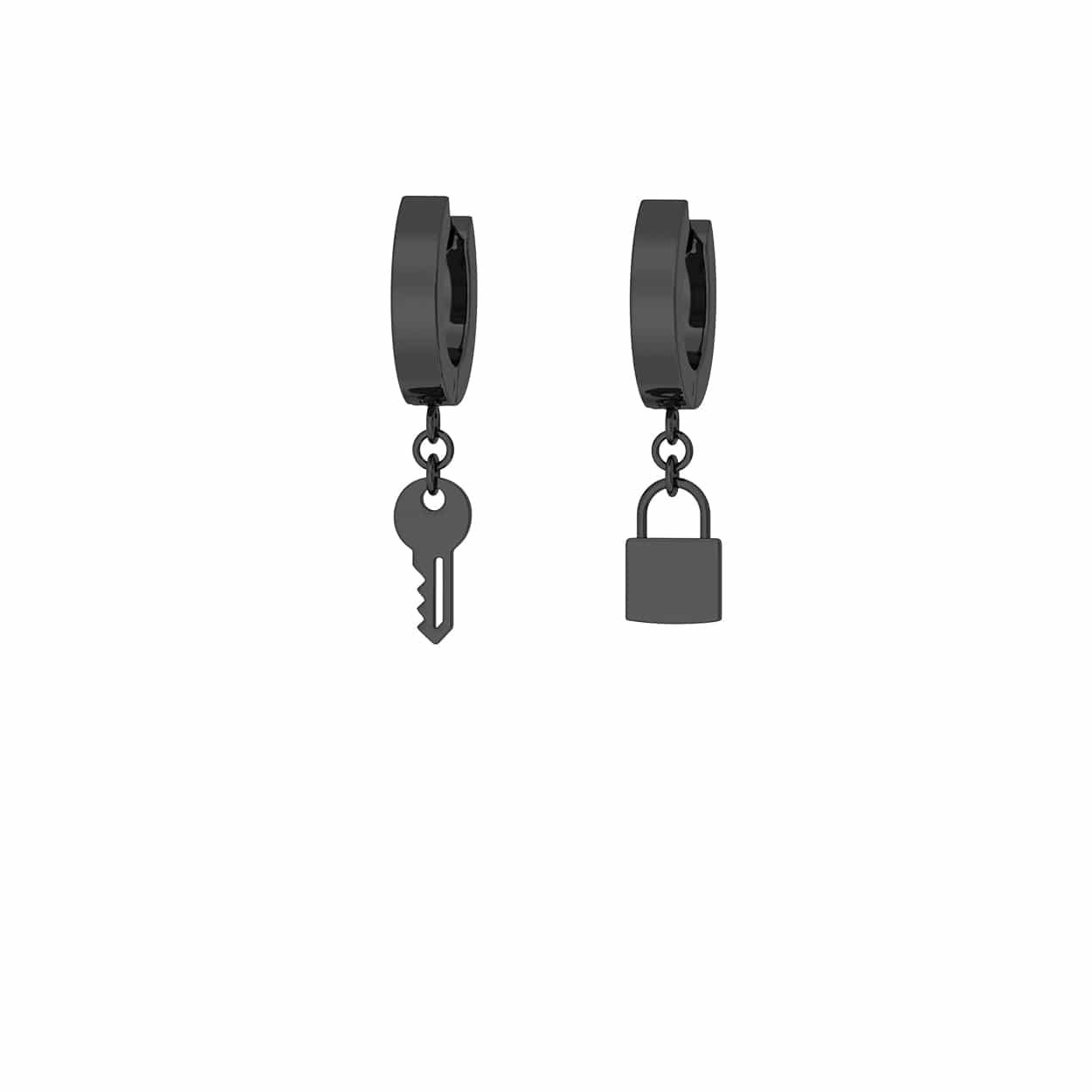 The Lock & Key Earrings