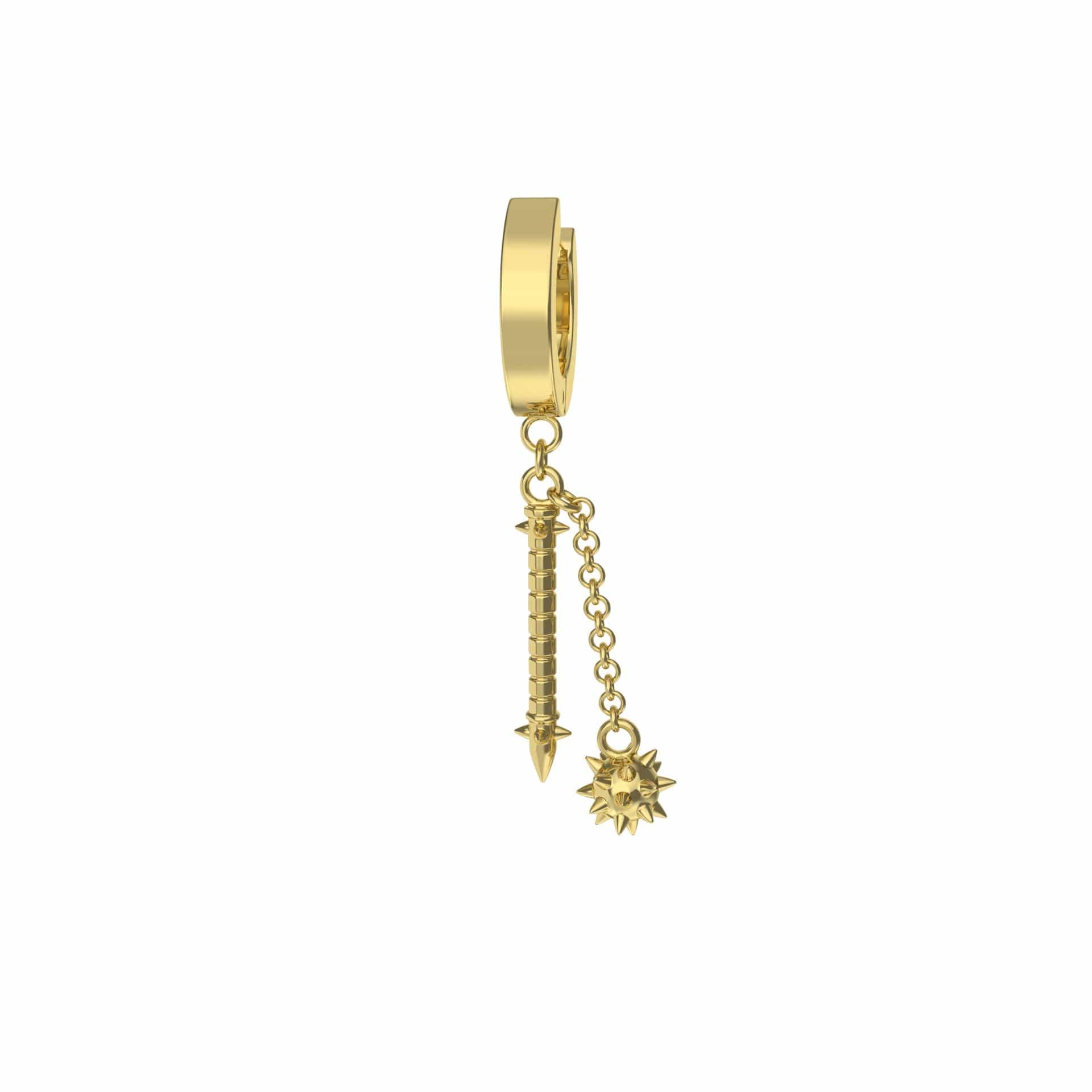 The Inferno Mace Earring